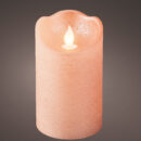 Κερί LED ανοικτό ροζ ύψους 12,5 εκ.