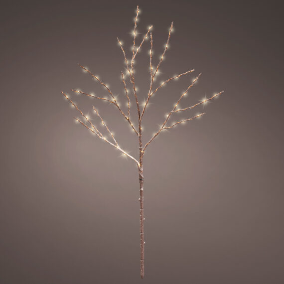 Kaemingk καφέ κλαδιά με micro LED φωτάκια εξωτερικού χώρου