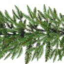 Χριστουγεννιάτικη Γιρλάντα σε πράσινο χρώμα με φύλλα ελάτου 270cm