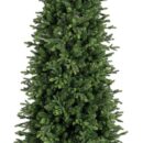 Χριστουγεννιάτικο Δέντρο Slim Mix 240cm με πράσινο φύλλωμα και μαύρη  πτυσσόμενη βάση