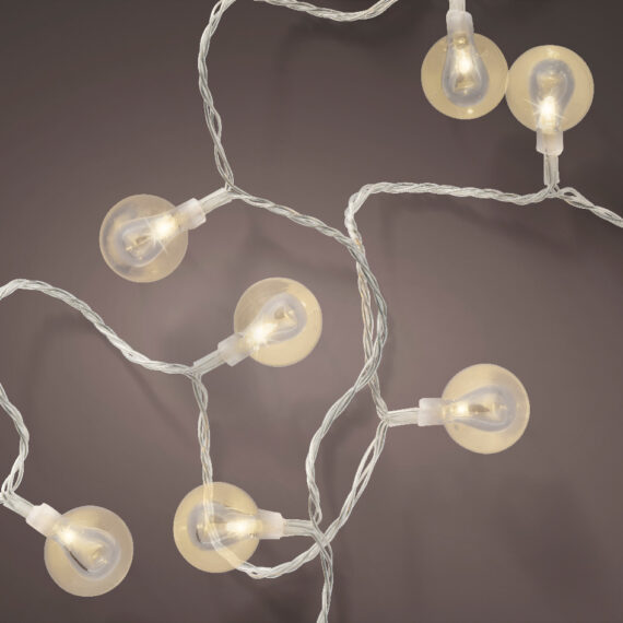 Χριστουγεννιάτικα φωτάκια εξωτερικού χώρου και για το χριστουγεννιάτικο δέντρο με ζεστή λευκή απόχρωση ημέρας. Μήκος: 900cm. Διάμετρος:2,8cm