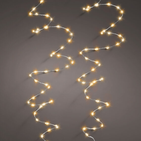 Χριστουγεννιάτικα φωτάκια εξωτερικού χώρου και για το χριστουγεννιάτικο δέντρο με ζεστή λευκή απόχρωση ημέρας. Μήκος: 600cm.
