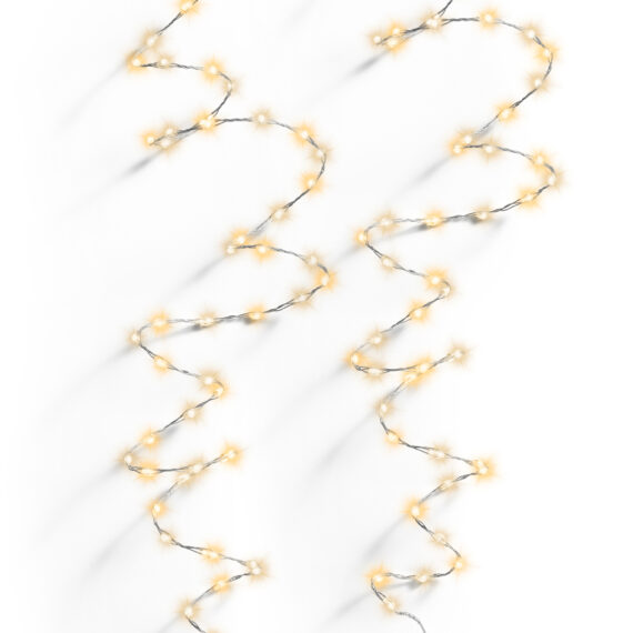 Χριστουγεννιάτικα φωτάκια εξωτερικού χώρου και για το χριστουγεννιάτικο δέντρο με ζεστή λευκή απόχρωση ημέρας. Μήκος: 600cm.
