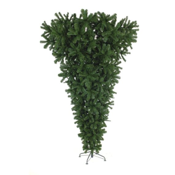 Χριστουγεννιάτικο δέντρο Elegance ύψους 240 εκ., με εντυπωσιακή, ανεστραμμένη μορφή που προσφέρει μια μοντέρνα και ξεχωριστή πινελιά στη γιορτινή σας διακόσμηση. Μια κομψή επιλογή που συνδυάζει πρωτοτυπία και στυλ.